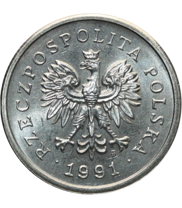1 złoty, 1991, stan 1-