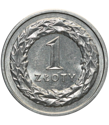 1 złoty, 1991, stan 2+