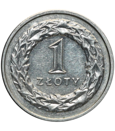 1 złoty, 1991, stan 2