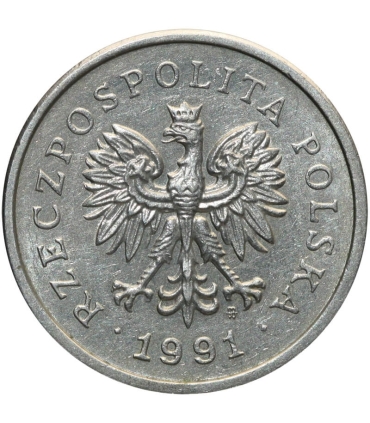 1 złoty, 1991, stan 2