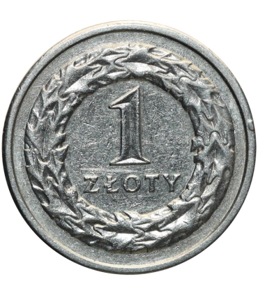1 złoty, 1991, stan 2-
