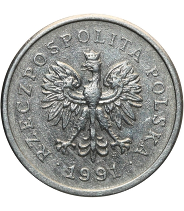 1 złoty, 1991, stan 2-