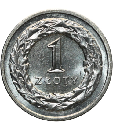 1 złoty, 1991, stan 1-