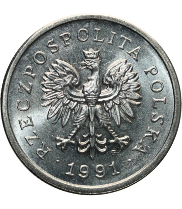 1 złoty, 1991, stan 1-