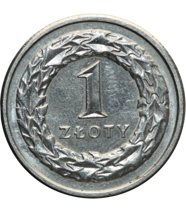 1 złoty, 1991, stan 2+