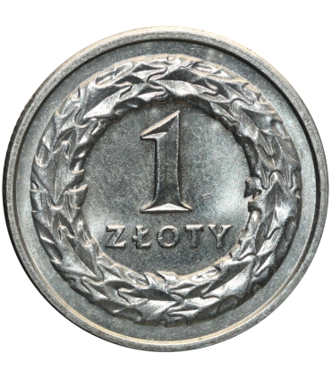 1 złoty, 1991, stan 1-