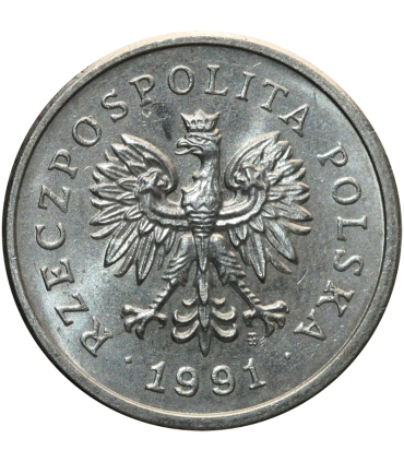 1 złoty, 1991, stan 1-
