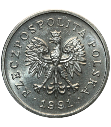 1 złoty, 1991, stan 1/1-
