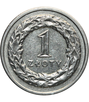 1 złoty, 1991, stan 2-
