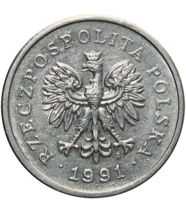 1 złoty, 1991, stan 2-
