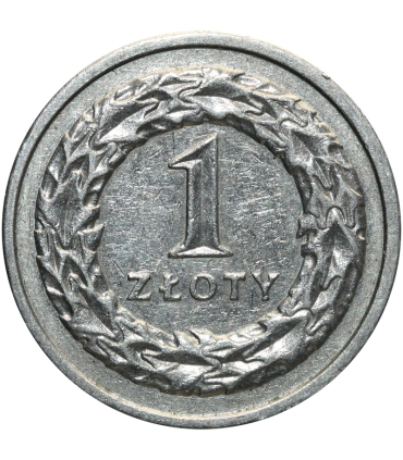 1 złoty, 1991, stan 2-