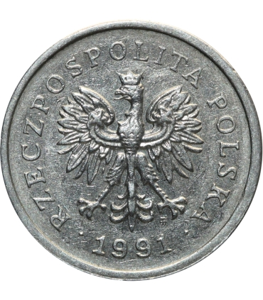 1 złoty, 1991, stan 2-