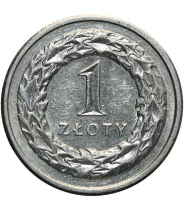 1 złoty, 1991, stan 2