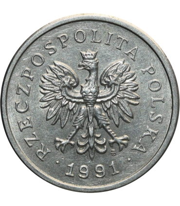 1 złoty, 1991, stan 2