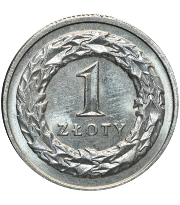 1 złoty, 1991, stan 1-