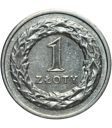 1 złoty, 1991, stan 2