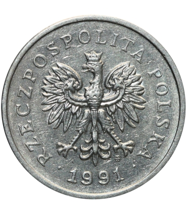 1 złoty, 1991, stan 2
