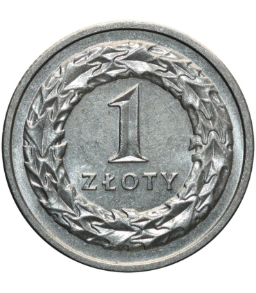 1 złoty, 1991, stan 1-