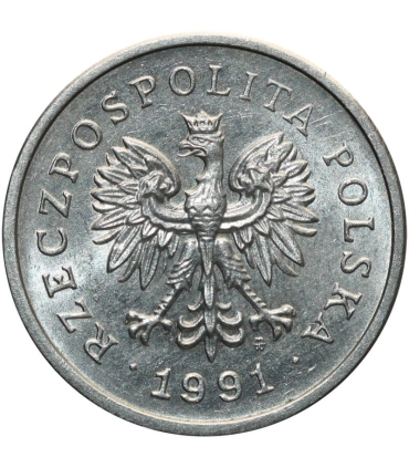 1 złoty, 1991, stan 1-