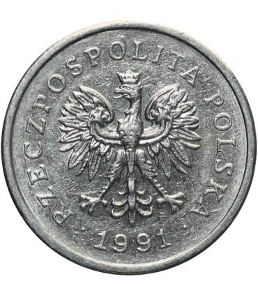 1 złoty, 1991, stan 2-