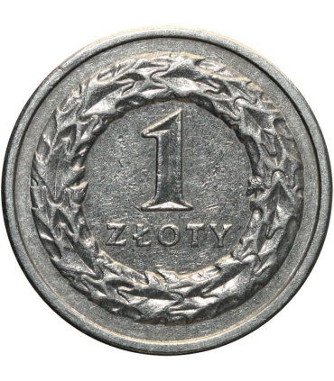 1 złoty, 1991, stan 2-