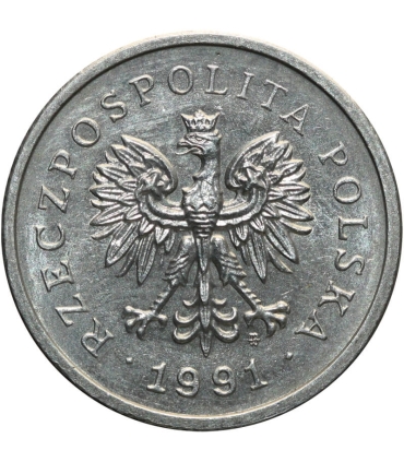 1 złoty, 1991, stan 2+