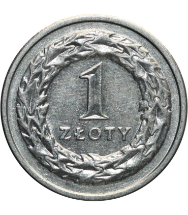 1 złoty, 1991, stan 2-