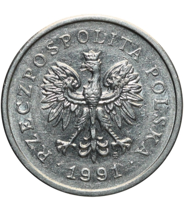 1 złoty, 1991, stan 2-