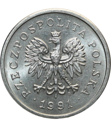 1 złoty, 1991, stan 1/1-
