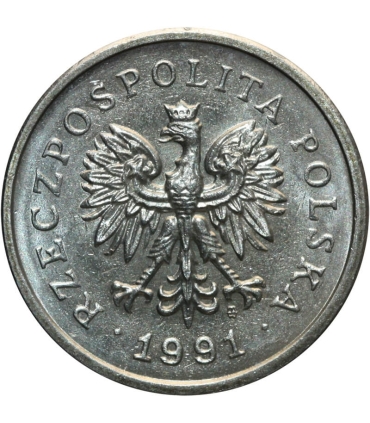 1 złoty, 1991, stan 1-
