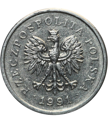 1 złoty, 1991, stan 2