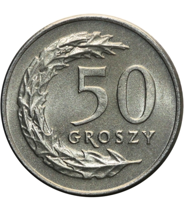 50 groszy, 1990, stan 1-