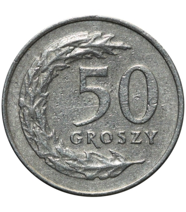 50 groszy, 1990, stan 3