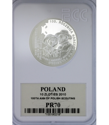 10 zł, 100. rocznica Harcerstwa Polskiego, GCN PR70