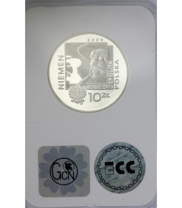 10 zł, Czesław Niemen okrągła, PR70 GCN