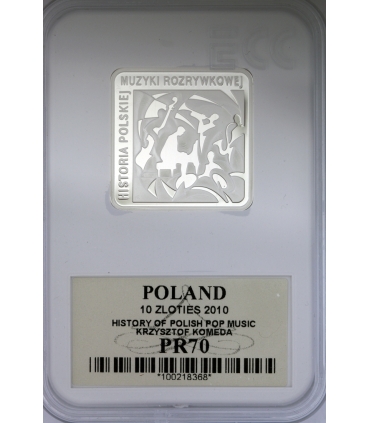10 zł, Krzysztof Komeda kwadrat - GCN PR70