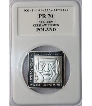 10 zł, Czesław Niemen (kwadrat), GCN PR70