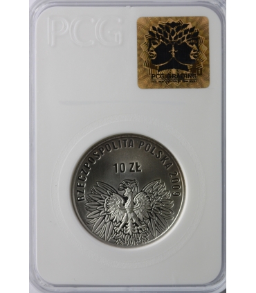 10 zł, Polska droga do wolności (wybory 1989, JPII), PCG PR70, patyna