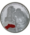 Medal pamiątkowy: 75. rocznica Powstania Warszawskiego (1.08–3.10.1944), srebro, etui, certyfikat