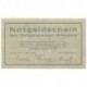 75 Pf banknot zastępczy Notgeldschein des Ostseebades Niendorf
