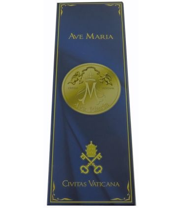 Zestaw medalowy „Ave Maria” – 6 pozłacanych medali 50 mm, kapsuły, etui, 2015
