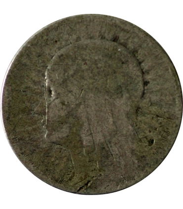 2 złote głowa kobiety 1933, stan 5