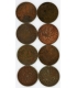 Lot 8 x 2 grosze 2x1923,  1925, 1928, 1930, 1931, 1932, 1934