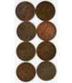 Lot 8 x 2 grosze 2x1923,  1925, 1928, 1930, 1931, 1932, 1934