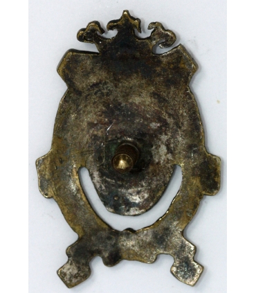 Odznaka pamiątkowa Uniwersytet Warszawski – 1915, orzeł w koronie, daty historyczne