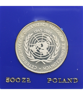 500 zł, 40-lecie ONZ, 1985 r.