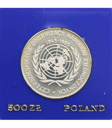 500 zł, 40-lecie ONZ, 1985 r.