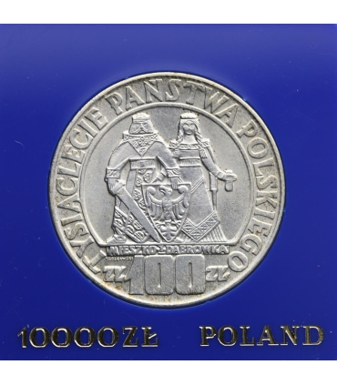 100 zł Mieszko i Dąbrówka 1966, stan 1, piękna