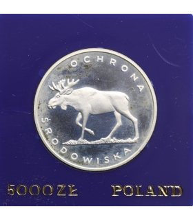 100 zł Łoś Ochrona środowiska 1978
