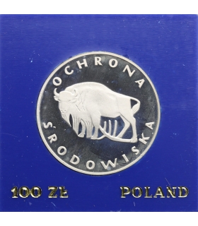 100 zł Żubr Ochrona środowiska 1977